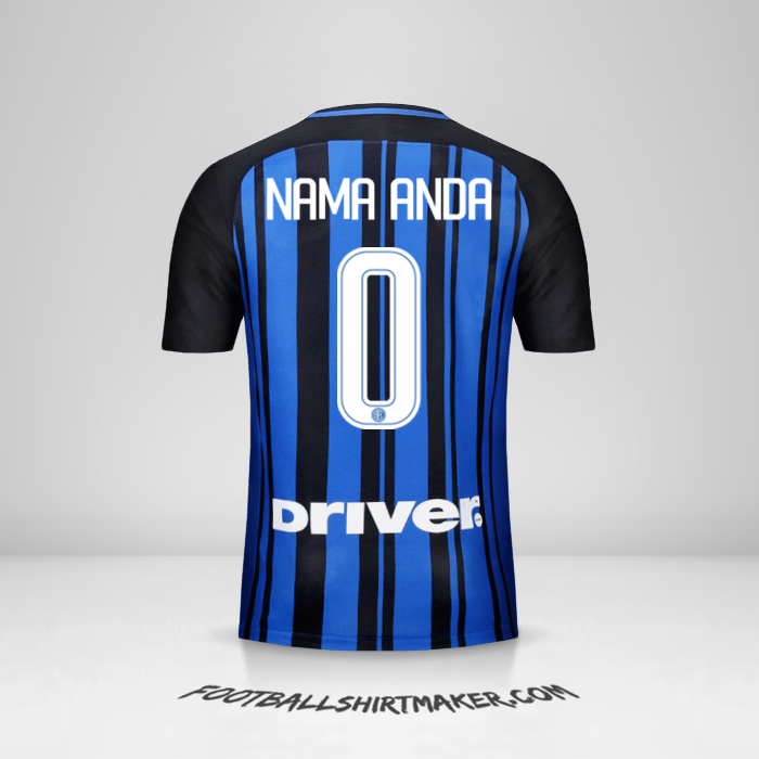 Jersey Inter 2017/18 -  nama anda - 0