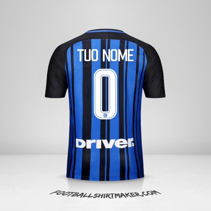 Maglia Inter 2017/18 -  tuo nome - 0