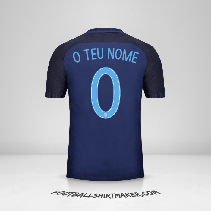 Camisola Inglaterra 2017 II -  o teu nome - 0