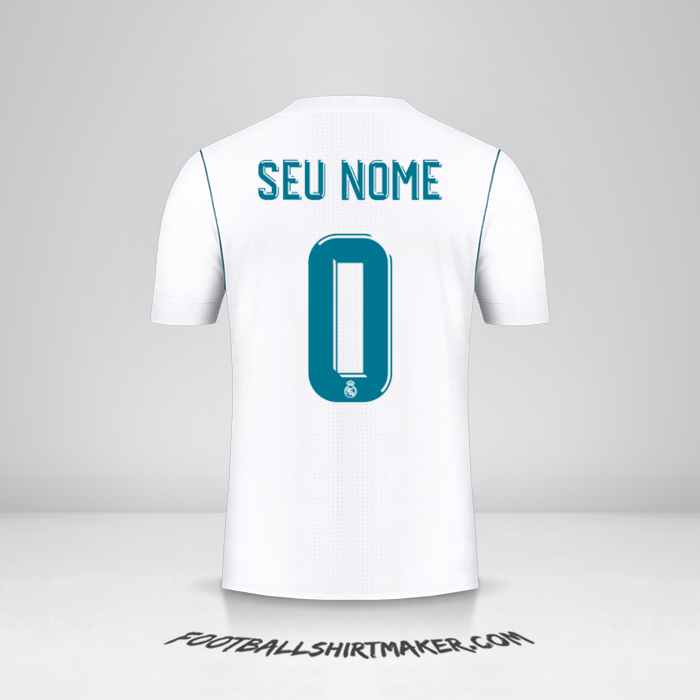 Camisa Real Madrid CF 2017/18 Cup -  seu nome - 0