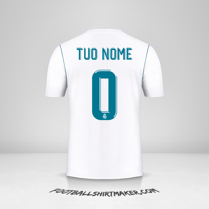 Maglia Real Madrid CF 2017/18 Cup -  tuo nome - 0