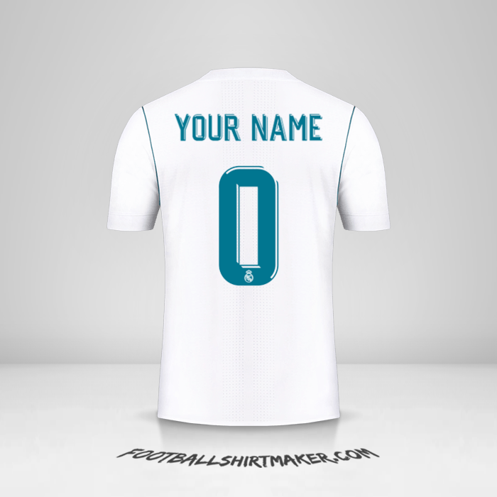 Jersey Real Madrid CF 2017/18 Cup -  your name - 0