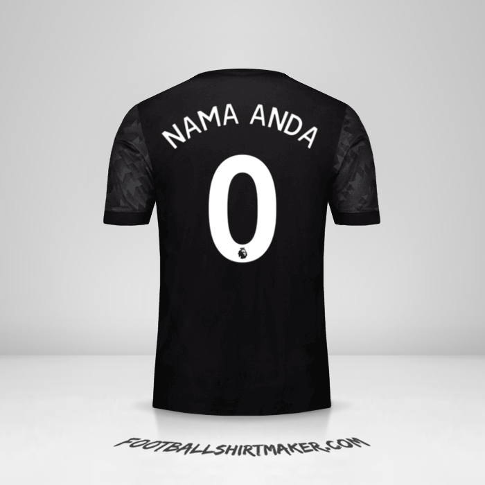 Jersey Manchester United 2017/18 II -  nama anda - 0