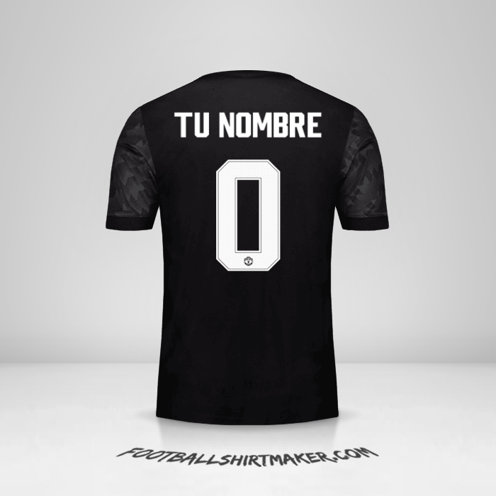 Jersey Manchester United 2017/18 Cup II -  tu nombre - 0