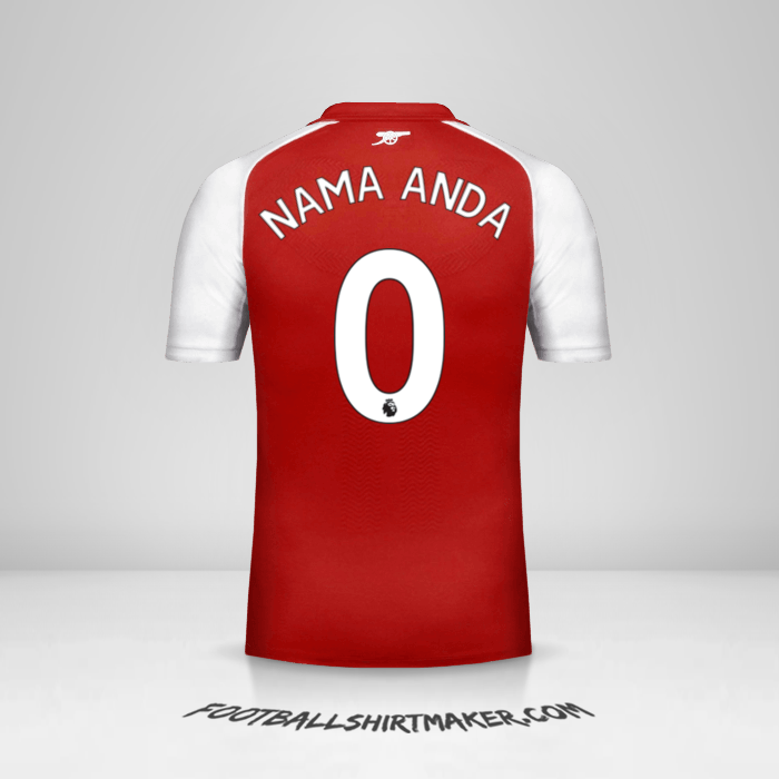 Jersey Arsenal 2017/18 -  nama anda - 0