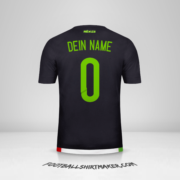 Trikot Mexiko 2015 -  dein name - 0