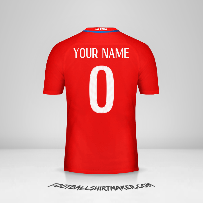 Shirt Chile 2016 -  your name - 0