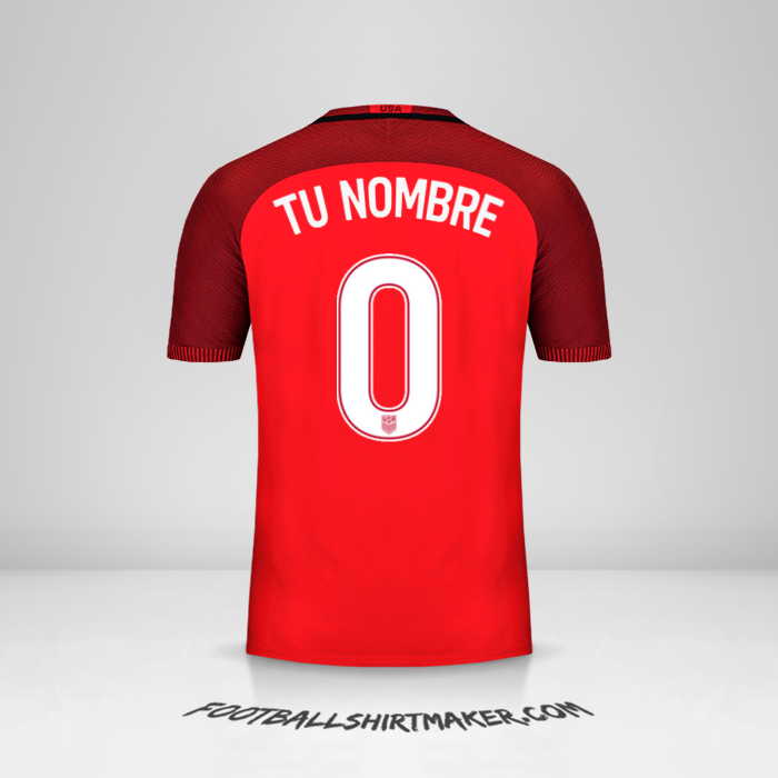 Camiseta Estados Unidos 2017 III -  tu nombre - 0