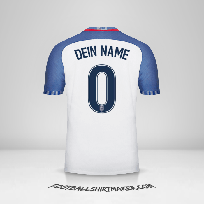 Trikot Vereinigte Staaten 2016/17 -  dein name - 0