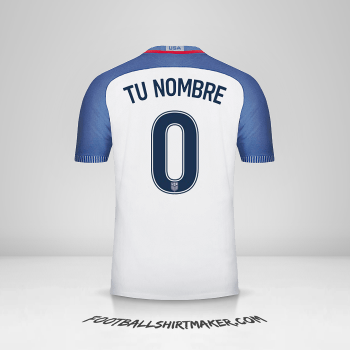 Camiseta Estados Unidos 2016/17 -  tu nombre - 0