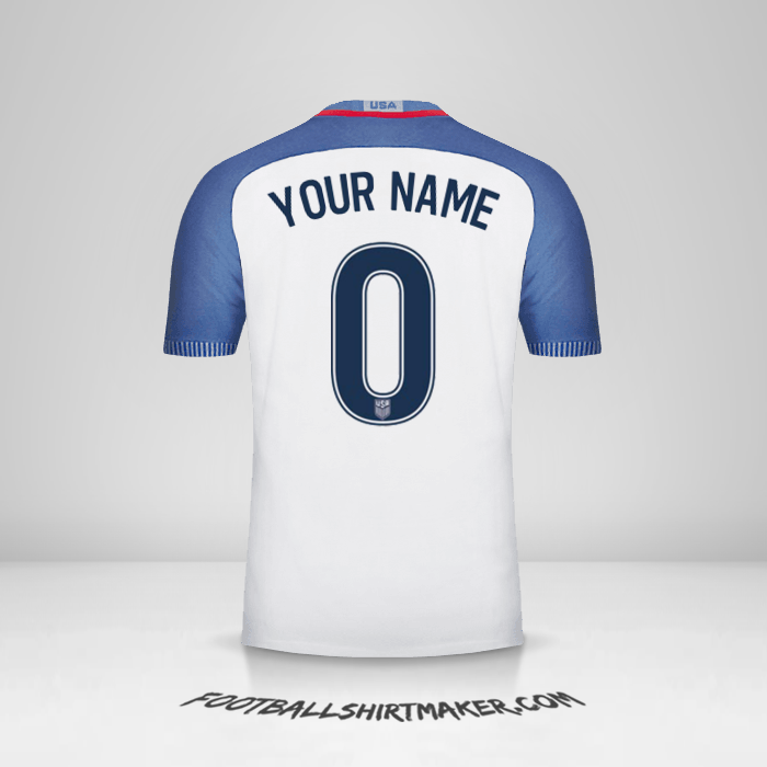 Jersey United States 2016/17 -  your name - 0