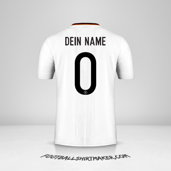 Trikot Deutschland 2017 -  dein name - 0