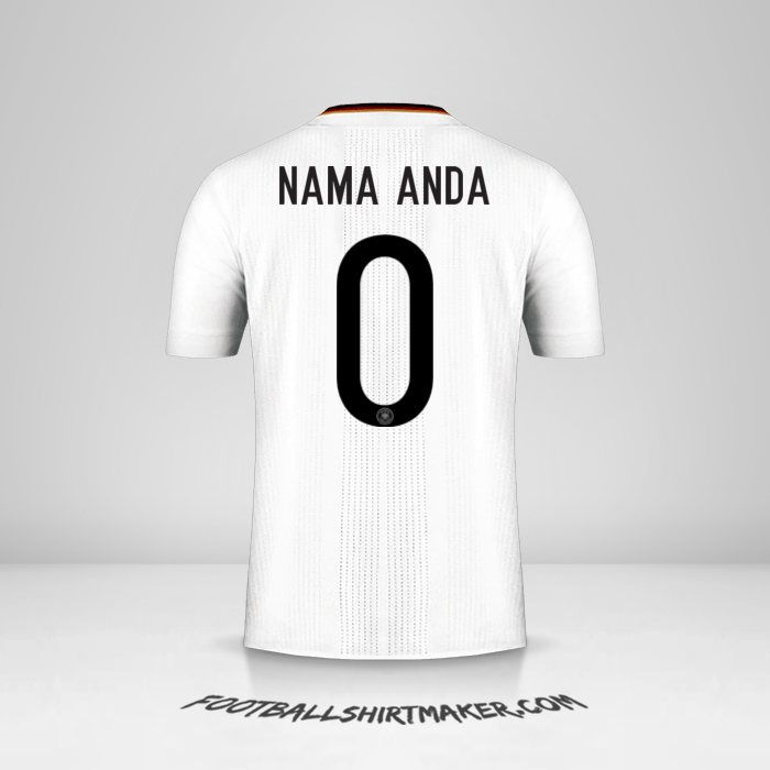 Jersey Jerman 2017 -  nama anda - 0