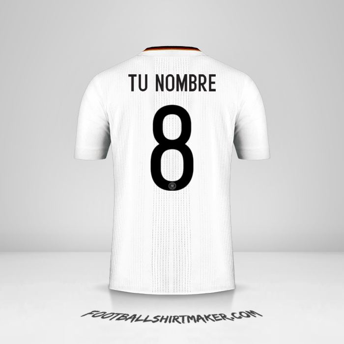 Camiseta Alemania 2017 número 8 tu nombre