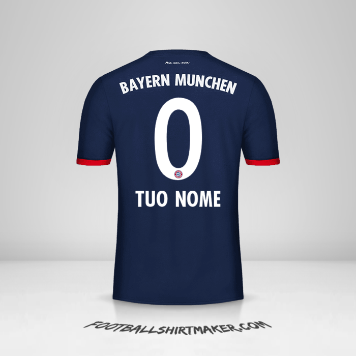 Maglia FC Bayern Munchen 2017/18 II -  tuo nome - 0