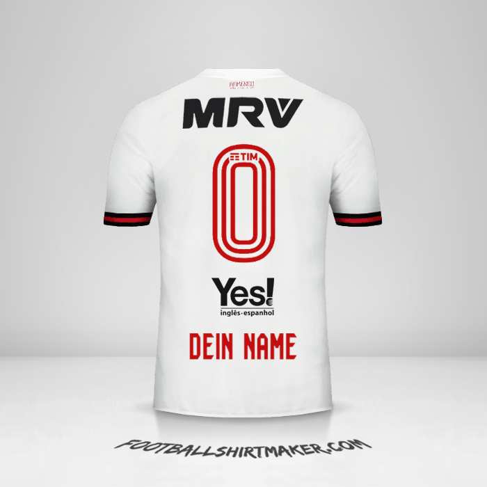 Trikot Flamengo 2017/18 II -  dein name - 0