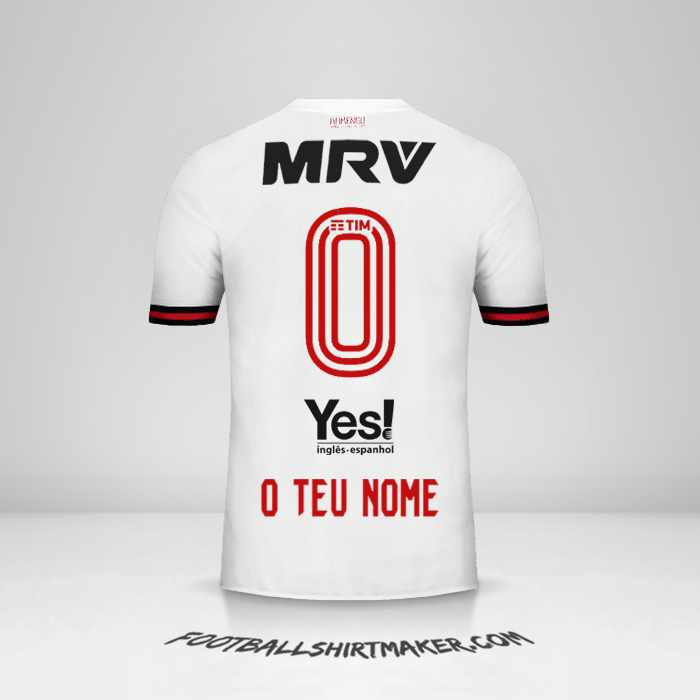 Camisola Flamengo 2017/18 II -  o teu nome - 0