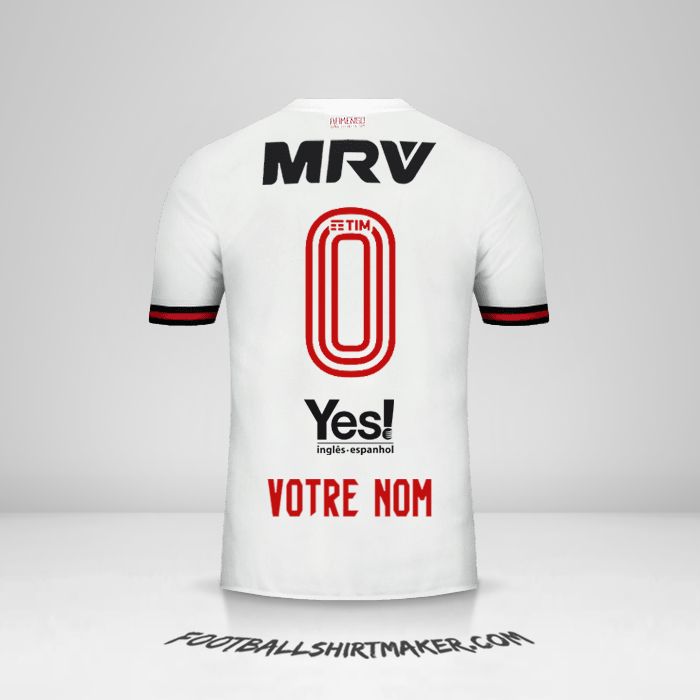 Maillot Flamengo 2017/18 II -  votre nom - 0