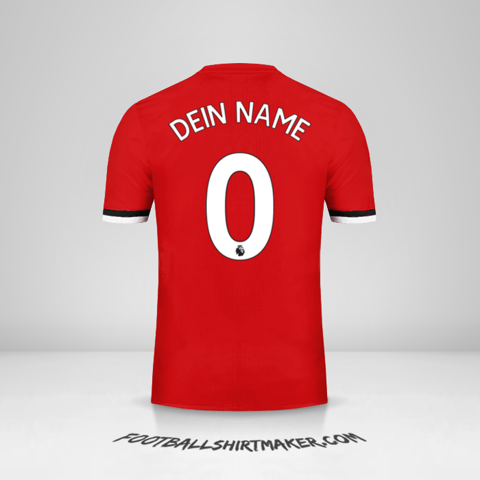 Trikot Manchester United 2017/18 -  dein name - 0