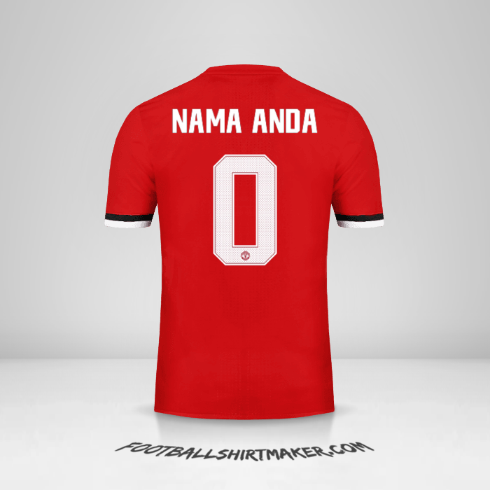 Jersey Manchester United 2017/18 Cup -  nama anda - 0