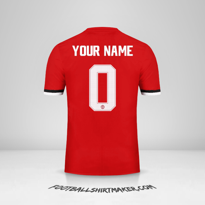 Shirt Manchester United 2017/18 Cup -  your name - 0