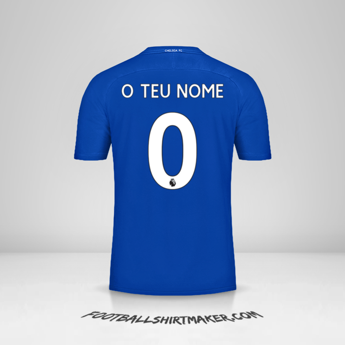 Camisola Chelsea 2017/18 -  o teu nome - 0