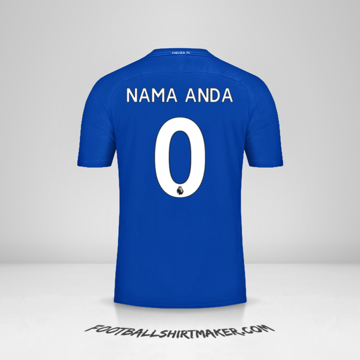 Jersey Chelsea 2017/18 -  nama anda - 0