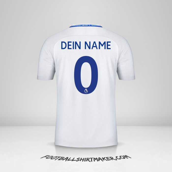 Trikot Chelsea 2017/18 II -  dein name - 0