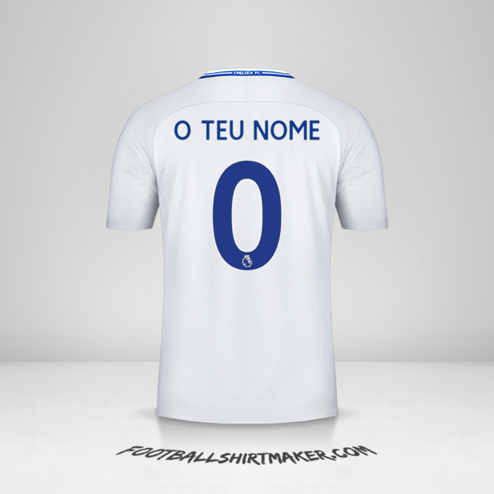 Camisola Chelsea 2017/18 II -  o teu nome - 0