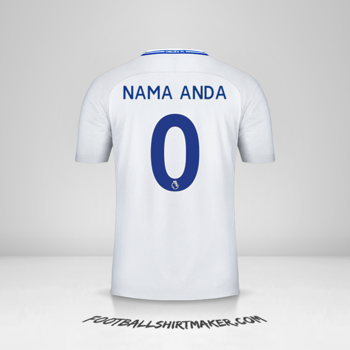 Jersey Chelsea 2017/18 II -  nama anda - 0