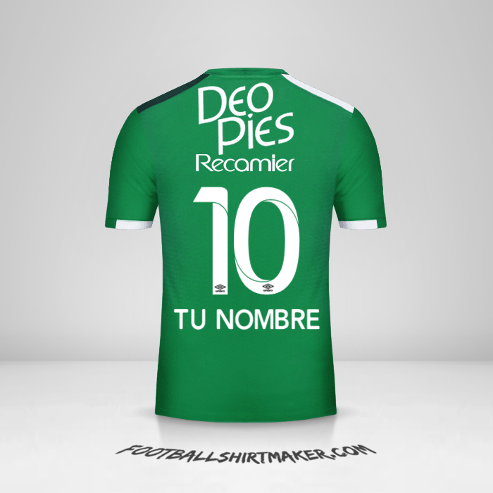 Camiseta Deportivo Cali 2017 número 10 tu nombre