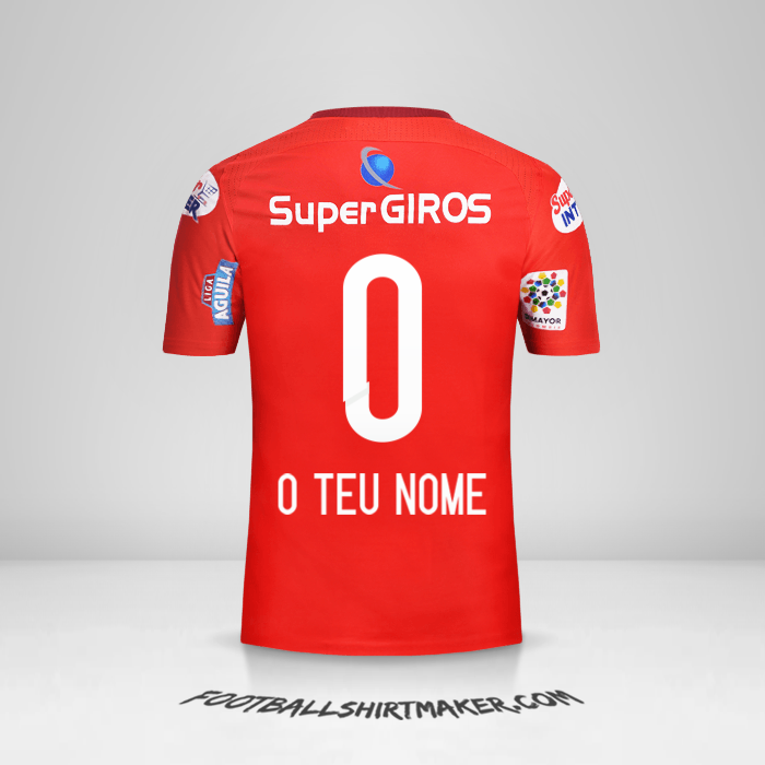 Camisola America de Cali 2017 -  o teu nome - 0