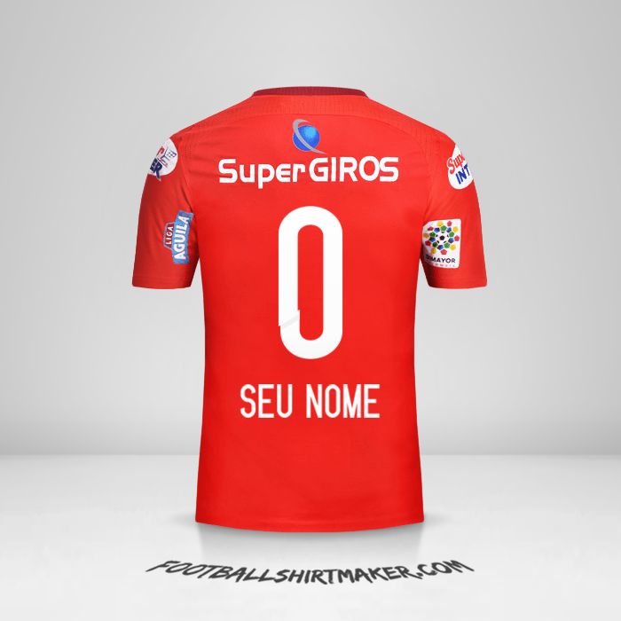 Camisa America de Cali 2017 -  seu nome - 0