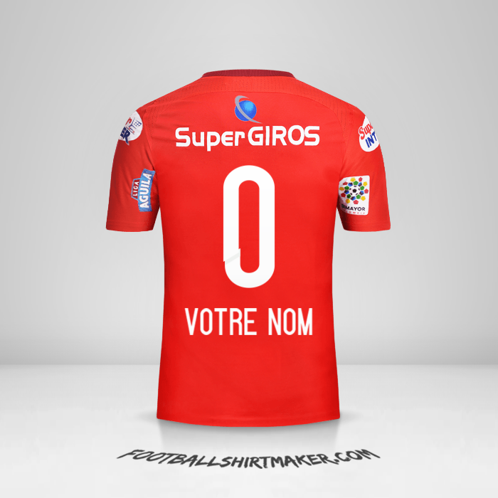 Maillot America de Cali 2017 -  votre nom - 0