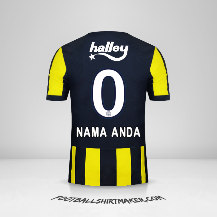 Jersey Fenerbahce SK 2017/18 -  nama anda - 0