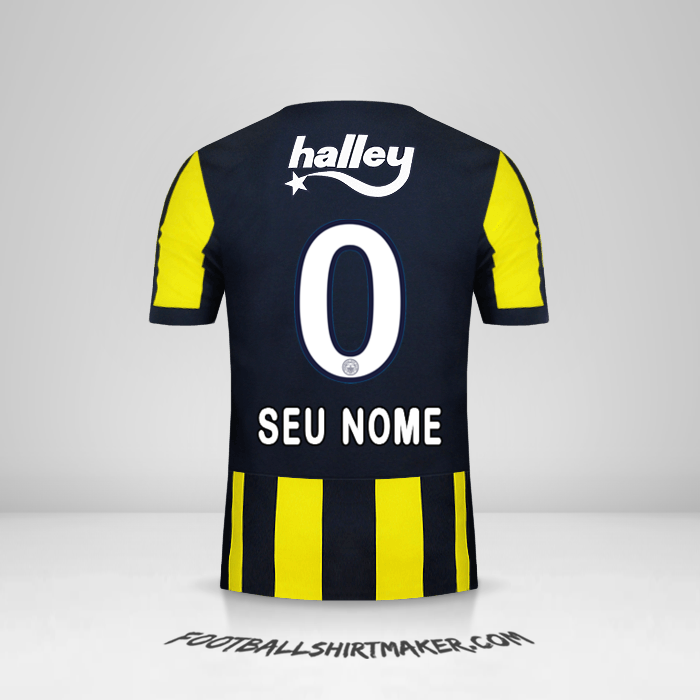 Camisa Fenerbahce SK 2017/18 -  seu nome - 0