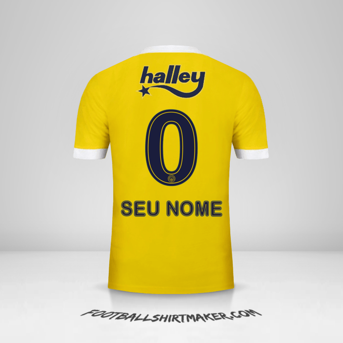 Camisa Fenerbahce SK 2017/18 II -  seu nome - 0