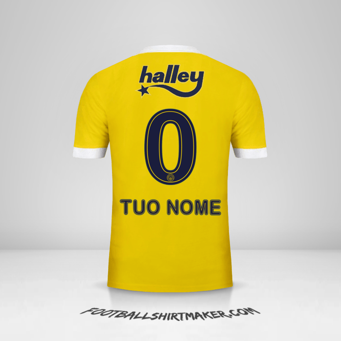 Maglia Fenerbahce SK 2017/18 II -  tuo nome - 0