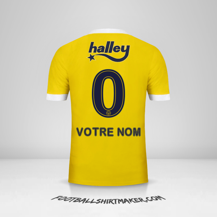 Maillot Fenerbahce SK 2017/18 II -  votre nom - 0