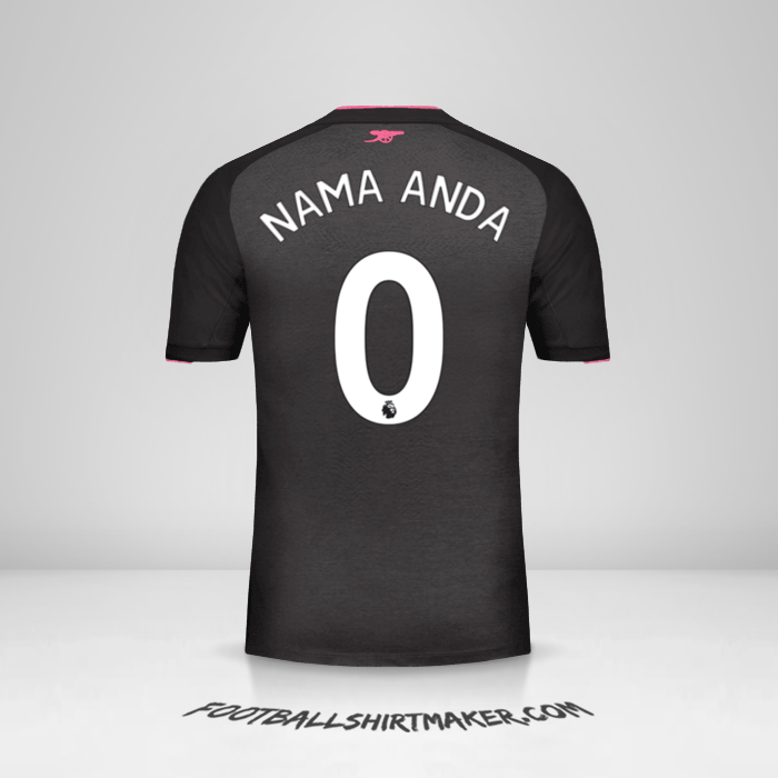 Jersey Arsenal 2017/18 III -  nama anda - 0