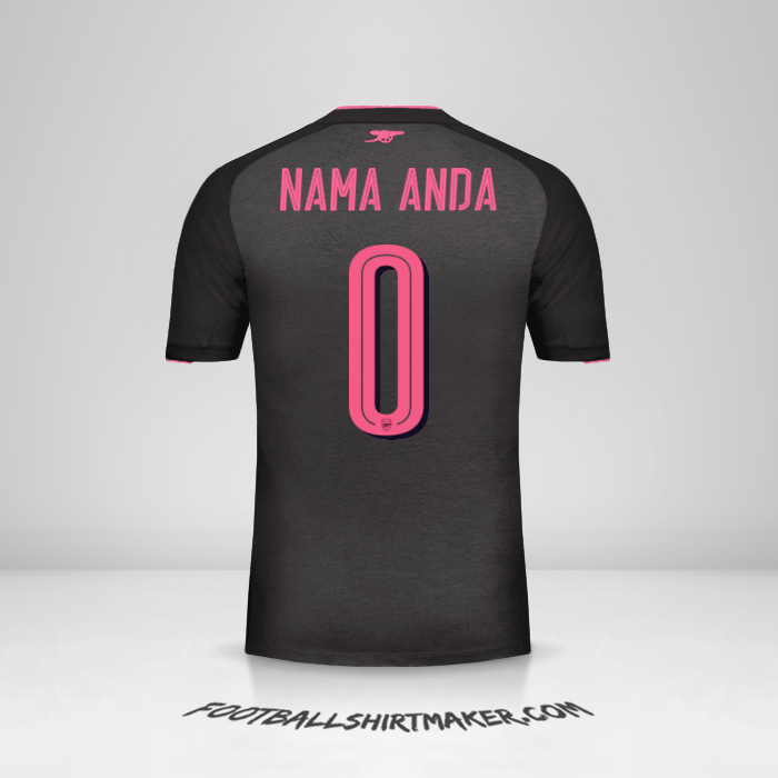 Jersey Arsenal 2017/18 Cup III -  nama anda - 0