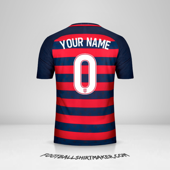 Shirt United States Gold Cup 2017 -  your name - 0