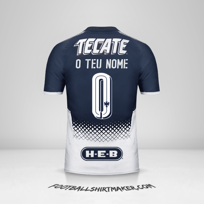 Camisola Monterrey 2017/18 -  o teu nome - 0