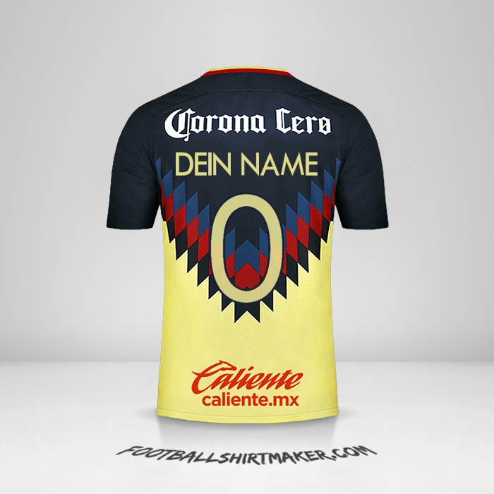 Trikot Club America 2017/18 -  dein name - 0