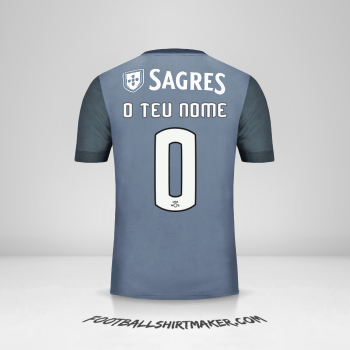 Camisola SL Benfica 2017/18 II -  o teu nome - 0