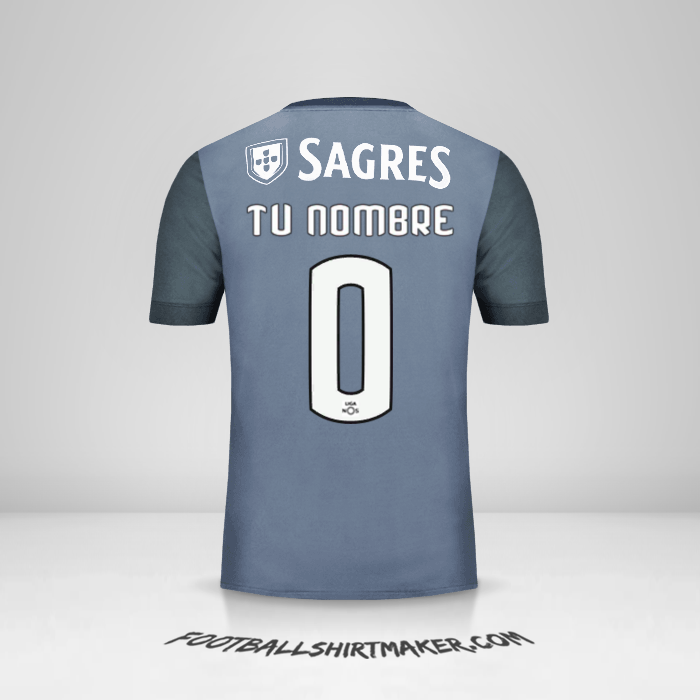 Jersey SL Benfica 2017/18 II -  tu nombre - 0