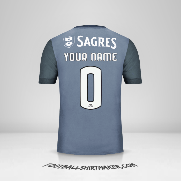 Shirt SL Benfica 2017/18 II -  your name - 0