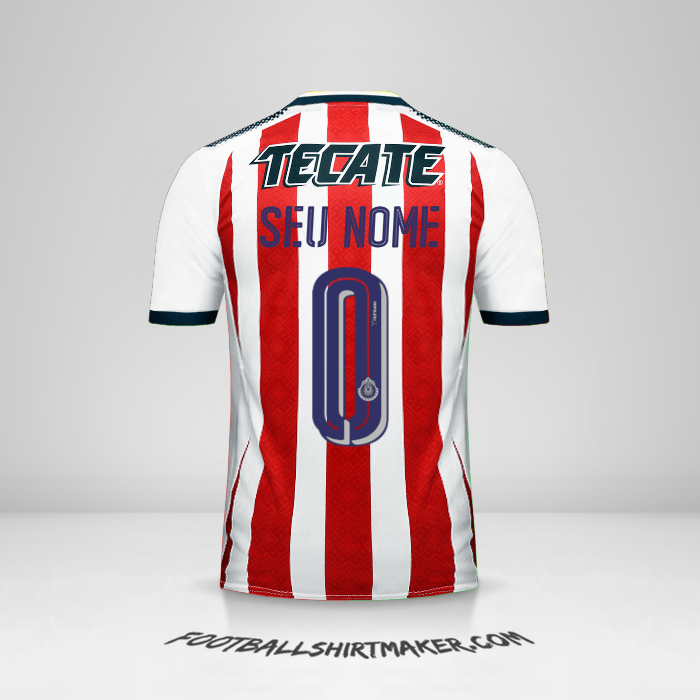 Camisa Guadalajara 2017/18 -  seu nome - 0