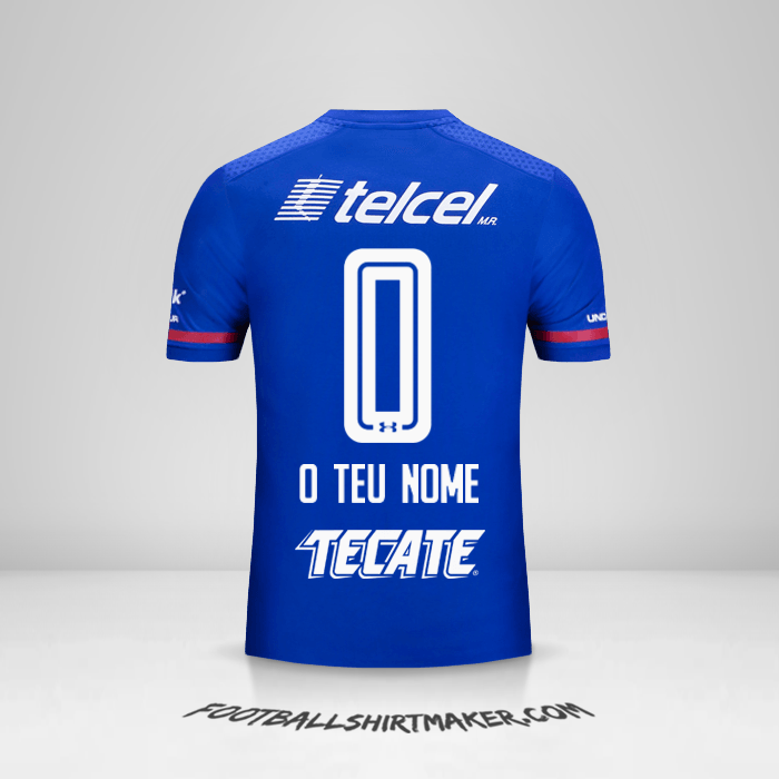 Camisola Cruz Azul 2017/18 -  o teu nome - 0