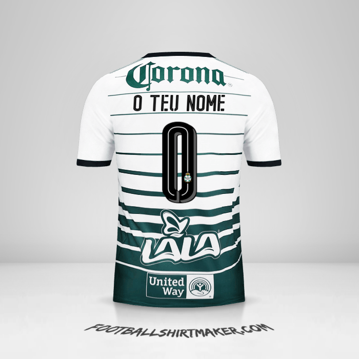 Camisola Santos Laguna 2017/18 -  o teu nome - 0